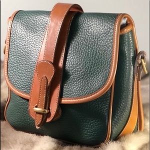 Dooney and Bourke Green Leather Bag Set